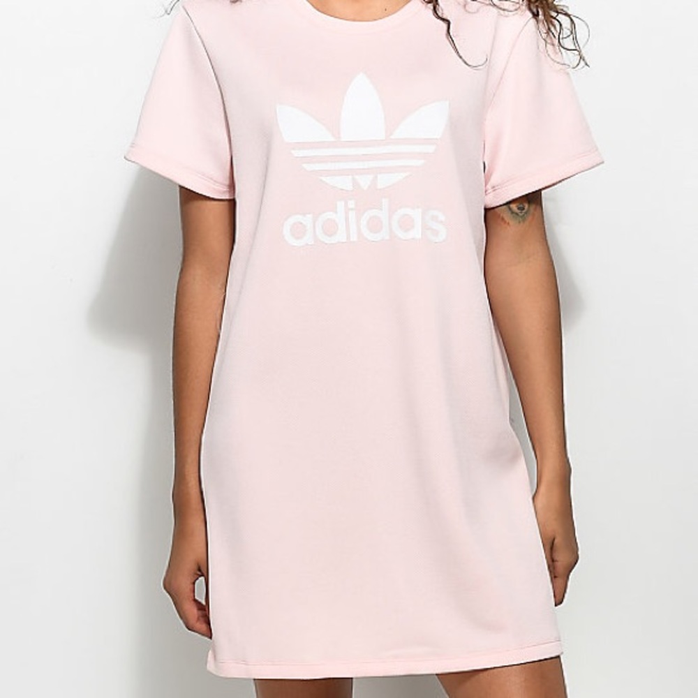 NWT Pink Adidas TShirt Dress